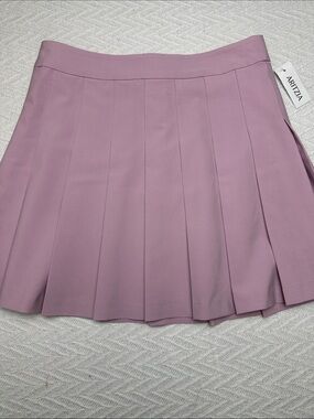 Sunday Best Pleated Mini Skirt in Lavender Pink Purple Aritzia tennis skater